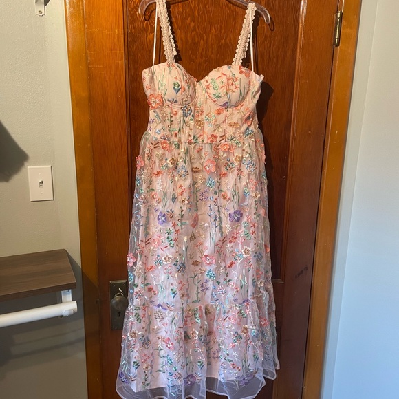 Camellia floral dress - Picture 3 of 8